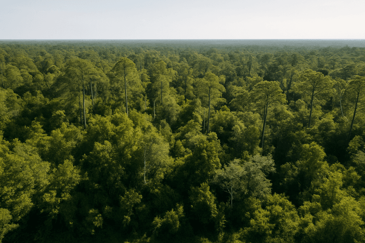 Original land before clearing